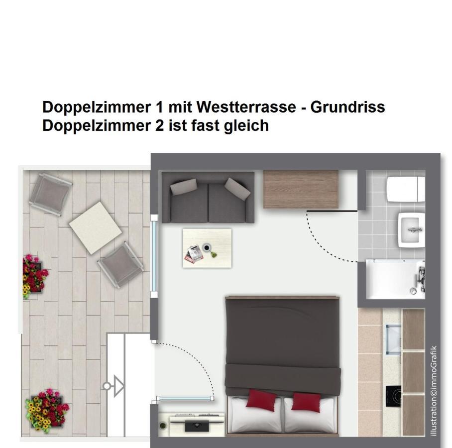 Bernsteinbaeder Zimmer Koserow Buitenkant foto